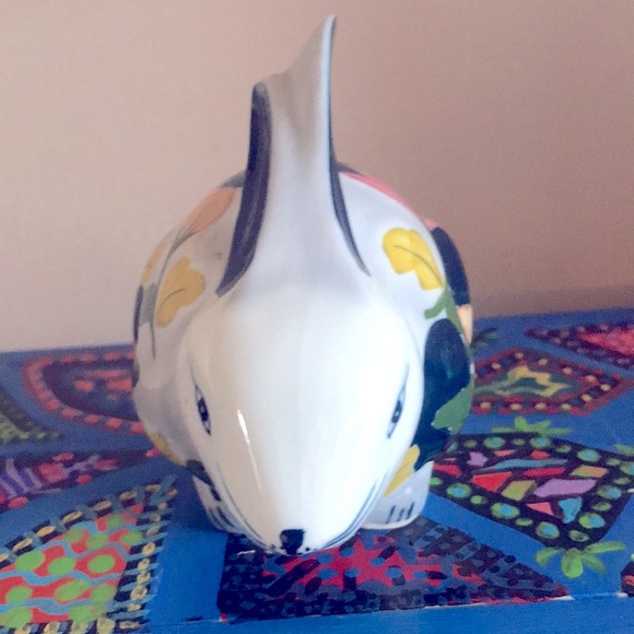Rabbit Ceramic Floral - Picture 3 of 10